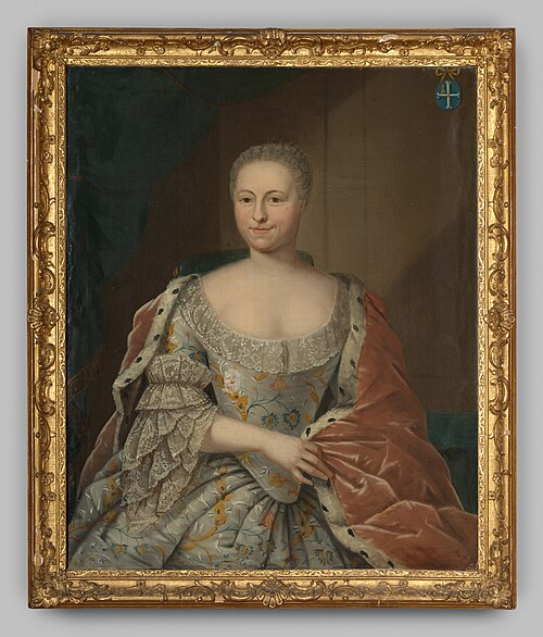 Portret van Luthera Anna Agatha van der Capellen, 1762, Arnold Kaldenbach