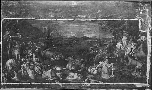 Die Sintflut (zugeschrieben), 1556, Hans Bocksberger le Jeune