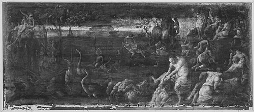 Die Sintflut (zugeschrieben), 1556, Hans Bocksberger le Jeune