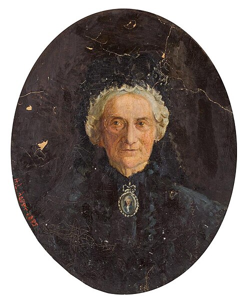 Portret Netje Asser, 1885, Hendrik Lodewijk Asser