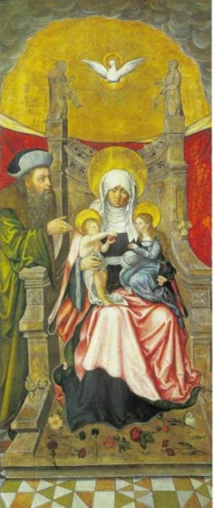 Saint Anne with the Virgin and Child, and Joachim, 1505, Martin Kaldenbach