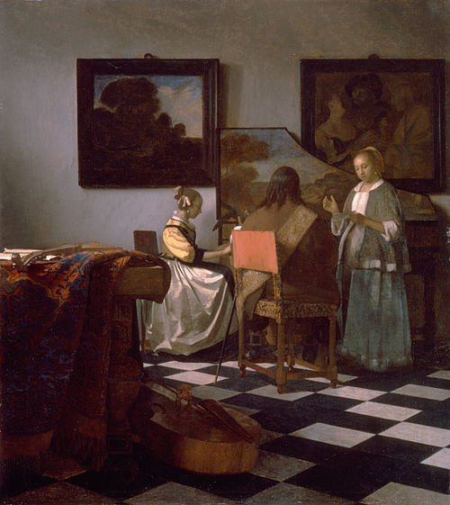 Le Concert, 1663, Johannes Vermeer