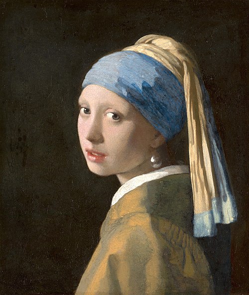 La Jeune Fille à la perle, 1665, Johannes Vermeer