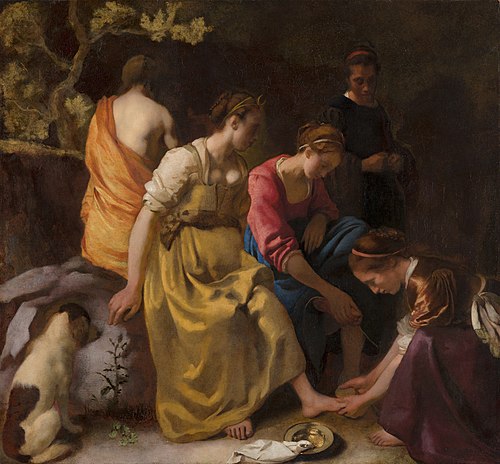 Diane et ses compagnes, 1650, Johannes Vermeer