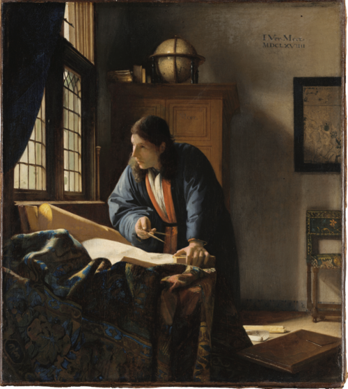 Le Géographe, 1668, Johannes Vermeer