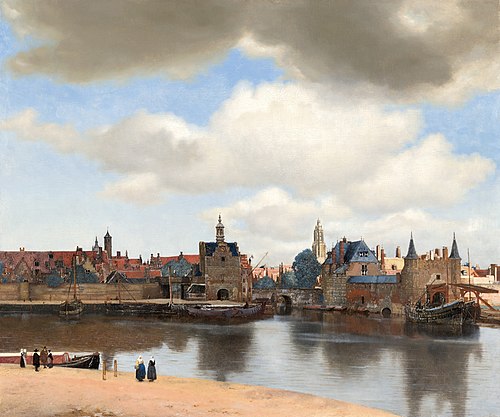 Vue de Delft, 1661, Johannes Vermeer