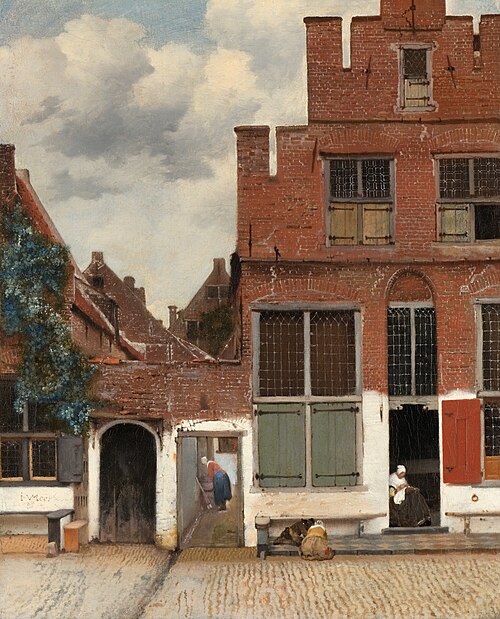 La Ruelle, 1657, Johannes Vermeer