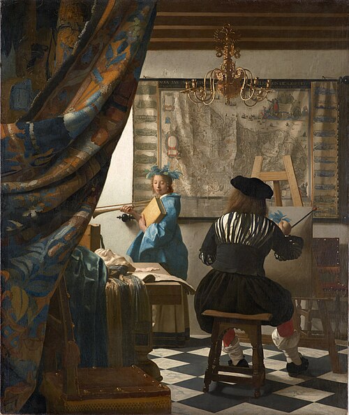 L'Art de la peinture, 1667, Johannes Vermeer