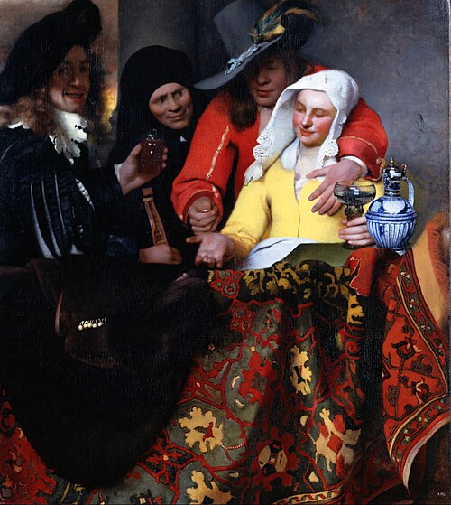 L'Entremetteuse, 1656, Johannes Vermeer