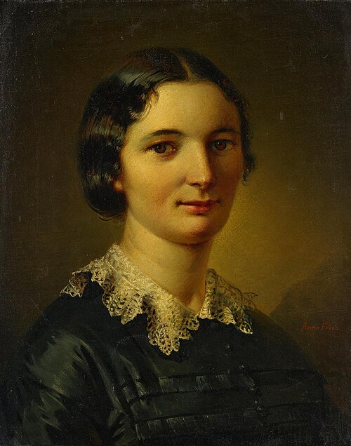 Bildnis Frau Knüpfer-Jacot, 1868, Anna Susanna Fries