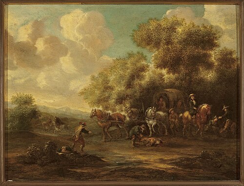 Assault on travellers, 1688, Eise Aetes Ruytenbach