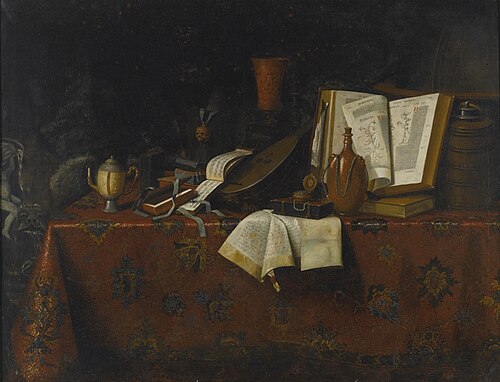 Vanitas still life, 1500, Pseudo-Roestraten