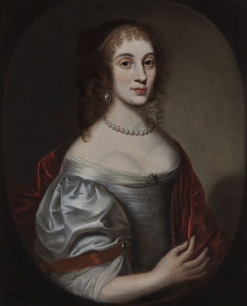 Portret van Maria de Riemer? (1655-1714), 1671, H.J. de Jager