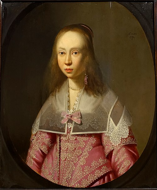 Portrait de jeune fille, 1647, C. ten Houte