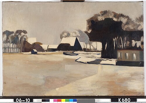 Winterlandschap, 1919, Nicolaas Pieneman