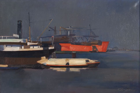 Houthavens, 1919, Nicolaas Pieneman