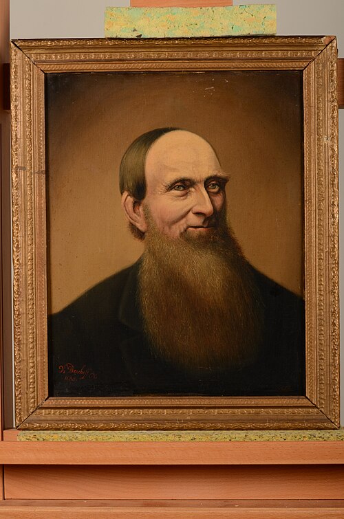 Portrait of Dirk Weeshoff (1825-1887), 1888, Klaas Weeshoff