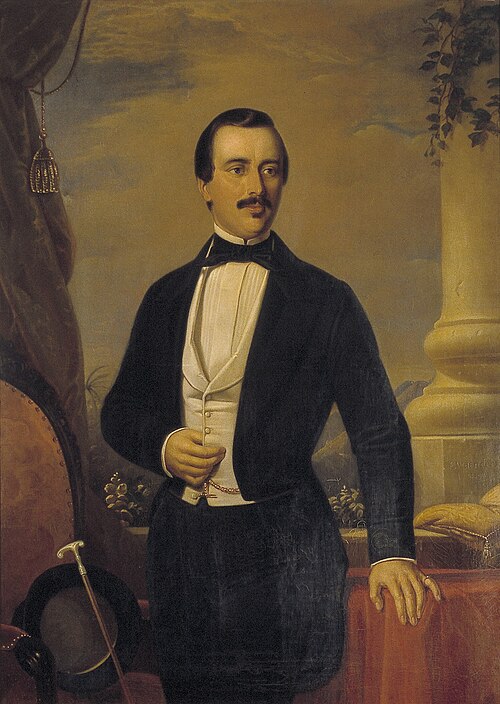 Portret van een man, 1859, Franciscus Bernardus Waanders