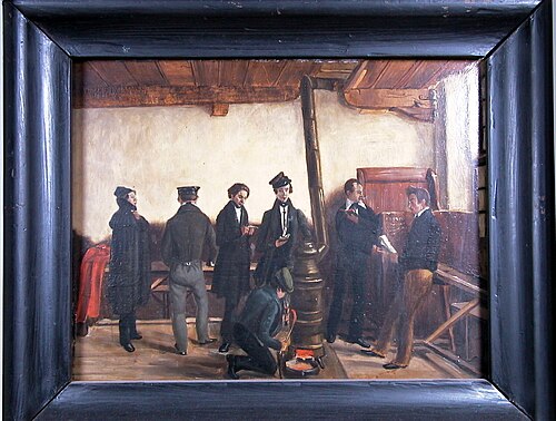 Rectorskamer Latijnse School, 1837, Frederik Charles Theodorus Deeleman