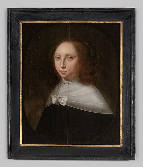 Portrait of Ermgard Elisabeth van Dorth (1601-1644), 1642, Theodor van Loonen