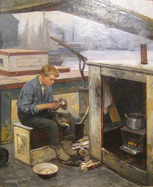 Maiden voyage, 1890, Oskar Arnold Wergeland
