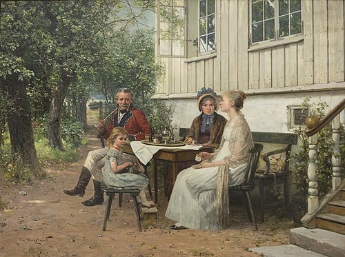 I haven, 1900, Oskar Arnold Wergeland