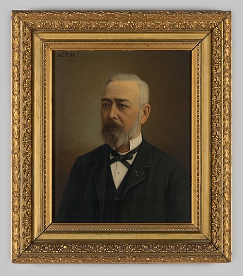 Portret van Johan Carl Zimmerman, 1913, Henricus Aloysius Wilhelminus Maria Bogaerts