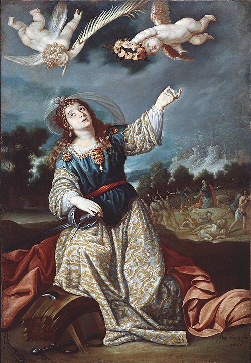 Saint Catherine of Alexandria, 1656, Diego de Borgraf
