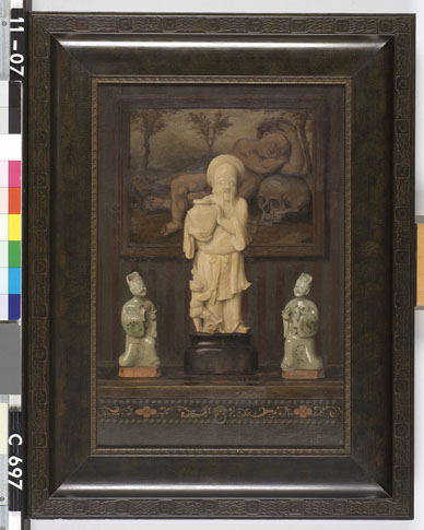 Stilleven met Chinese beeldjes, 1915, Johann Wilhelm Kaiser