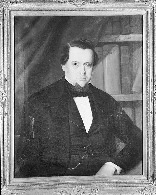 Portrait of Christiaan Willem Johan Ernst van Balveren (1818-1870), 1855, Henri Krienen