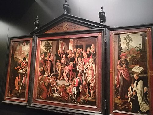 Triptiek van Jacob en Albert Maeler, 1554, Jacob Maler