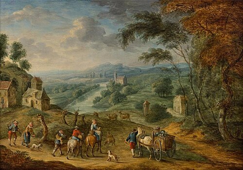 Summer landscape, 1650, Andreas Martin