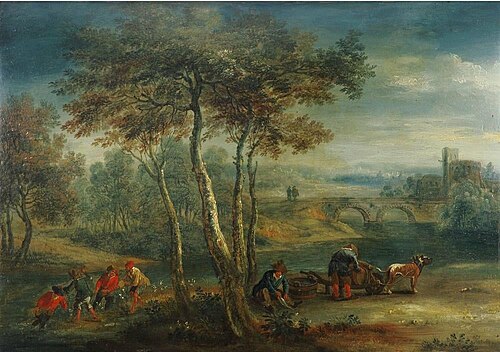 Animated landscape, 1650, Andreas Martin