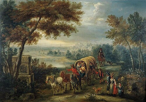 Animated landscape, 1650, Andreas Martin