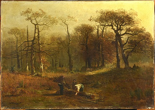 Coupée dans un bois, 1854, Amédée Baudit