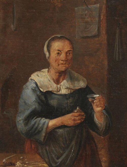 Portrait of a Flemish maid, 1660, Adriaen Rombouts