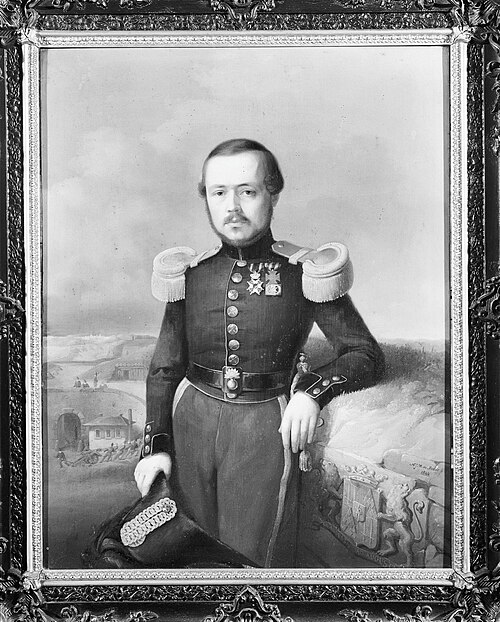 Portrait of Bernhard Friedrich van Verschuer (1803-1833), 1844, Nicolaas Johannes Wilhelmus de Roode