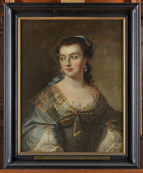 Portrait de Marie Thérèse Borrekens, 1762, Philippe Joseph Tassaert