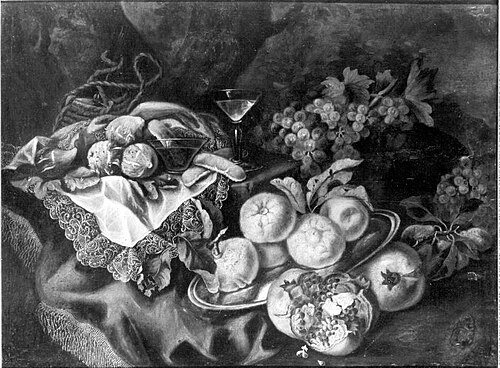 Stillleben mit Früchten, 1701, Maximilian Pfeiler