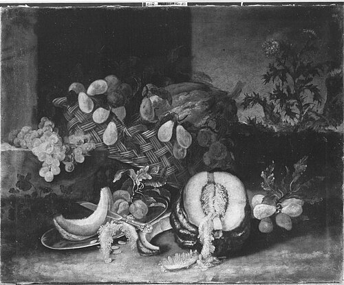 Obst- und Gemüsestillleben, 1701, Maximilian Pfeiler