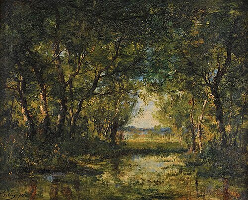 Paysage, , Louis Victor Watelin