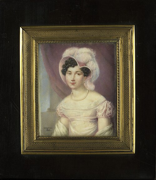 Portrait de Maria S.J.A. de Stephanis, 1821, Léon Larue