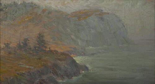 Misty Morning, Blackhead (Monhegan Maine), 1920, William Partridge Burpee