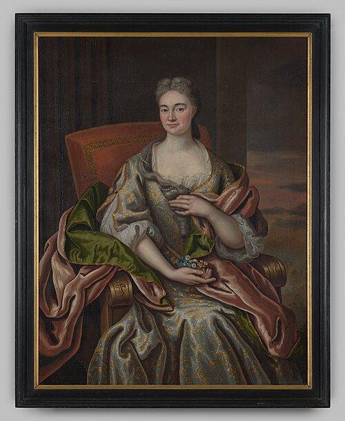 Portrait of Gertrudis Henrica Elisabeth van der Heyden (1695-1765), 1724, B. Stael
