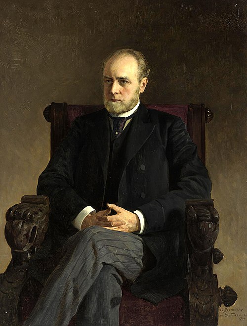 Portrait of I.F. Doss, 1900, Ilya Savich Galkin