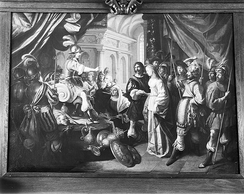 Continence of Scipio, 1653, Dirk Hardenstein