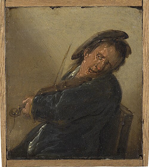 The five senses: hearing, 1685, Jan Molenaer (II)