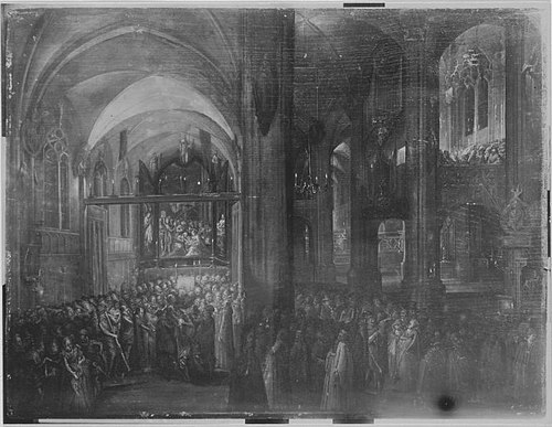 Konzert in einer nächtlichen Kirche, 1602, Wolfgang Avemann