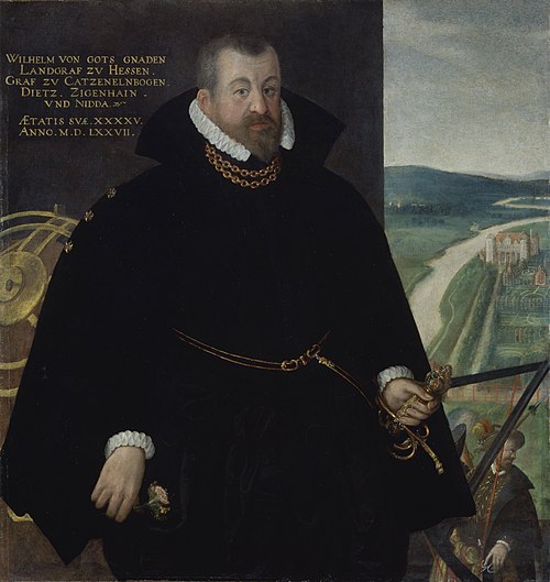 Portrait of Wilhelm IV 'the Wise' of Hesse-Kassel (1532-1592), 1577, Caspar van der Borcht