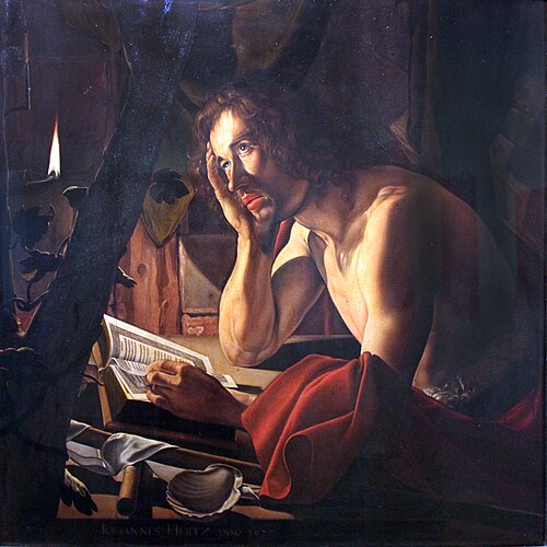 Self portrait as John the Baptist, 1627, Johann Herz
